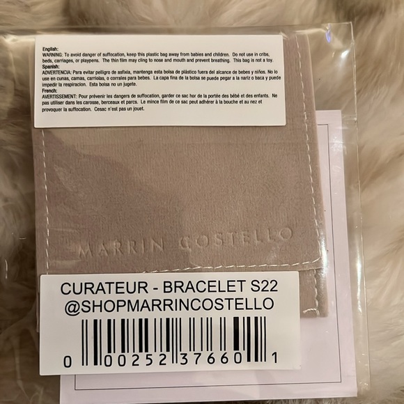 MARRIN COSTELLO Soleil Bracelet Curateur Revolve Anthropologie White Topaz Gold - Picture 5 of 6